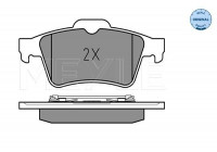 Brake Pad Set, disc brake MEYLE-ORIGINAL Quality 025 234 8216