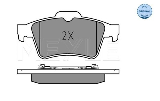 Brake Pad Set, disc brake MEYLE-ORIGINAL Quality 025 234 8216