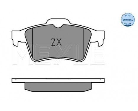 Brake Pad Set, disc brake MEYLE-ORIGINAL Quality 025 234 8216, Image 2