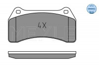 Brake Pad Set, disc brake MEYLE-ORIGINAL Quality 025 234 8916