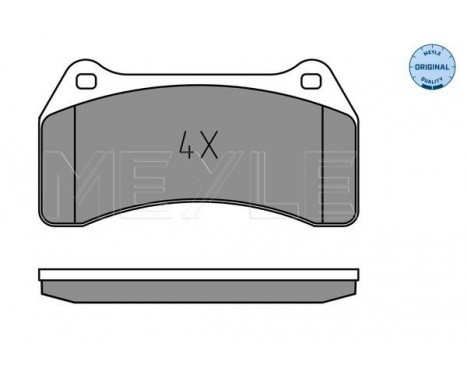 Brake Pad Set, disc brake MEYLE-ORIGINAL Quality 025 234 8916