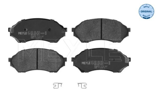 Brake Pad Set, disc brake MEYLE-ORIGINAL Quality 025 234 9016