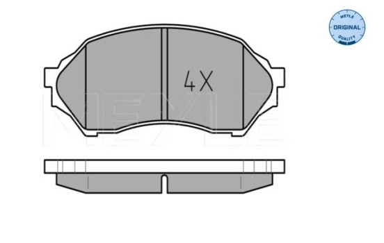 Brake Pad Set, disc brake MEYLE-ORIGINAL Quality 025 234 9016, Image 2