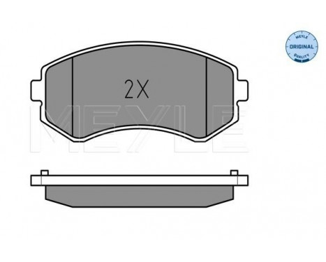 Brake Pad Set, disc brake MEYLE-ORIGINAL Quality 025 235 0216/W, Image 2