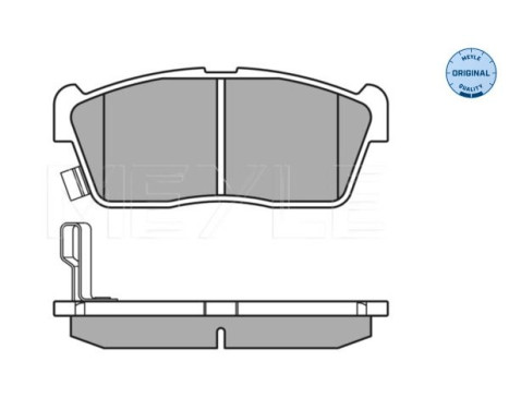 Brake Pad Set, disc brake MEYLE-ORIGINAL Quality 025 235 0715, Image 3