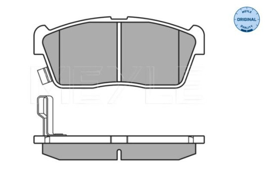 Brake Pad Set, disc brake MEYLE-ORIGINAL Quality 025 235 0715, Image 3