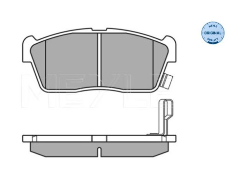Brake Pad Set, disc brake MEYLE-ORIGINAL Quality 025 235 0715, Image 4