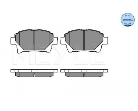 Brake Pad Set, disc brake MEYLE-ORIGINAL Quality 025 235 1015/W, Image 2