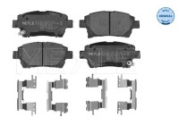 Brake Pad Set, disc brake MEYLE-ORIGINAL Quality 025 235 1015/W