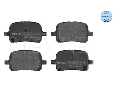 Brake Pad Set, disc brake MEYLE-ORIGINAL Quality 025 235 1317, Image 2