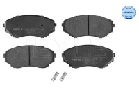 Brake Pad Set, disc brake MEYLE-ORIGINAL Quality 025 235 1516/W
