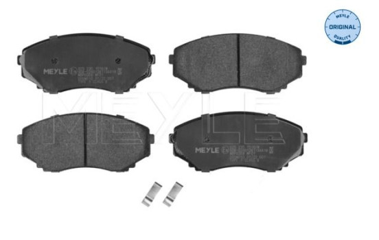 Brake Pad Set, disc brake MEYLE-ORIGINAL Quality 025 235 1516/W