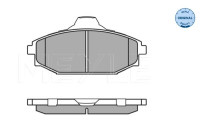 Brake Pad Set, disc brake MEYLE-ORIGINAL Quality 025 235 1816/W