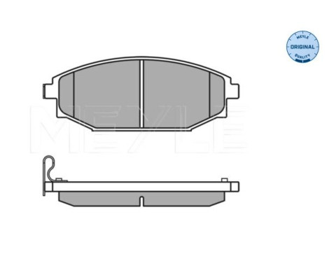 Brake Pad Set, disc brake MEYLE-ORIGINAL Quality 025 235 1816/W, Image 2