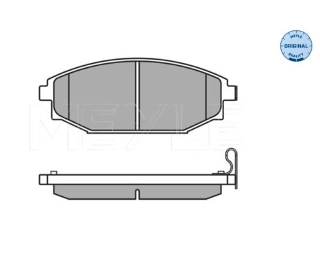 Brake Pad Set, disc brake MEYLE-ORIGINAL Quality 025 235 1816/W, Image 3