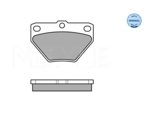 Brake Pad Set, disc brake MEYLE-ORIGINAL Quality 025 235 2114/W