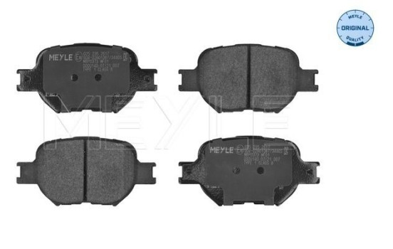 Brake Pad Set, disc brake MEYLE-ORIGINAL Quality 025 235 2617, Image 2