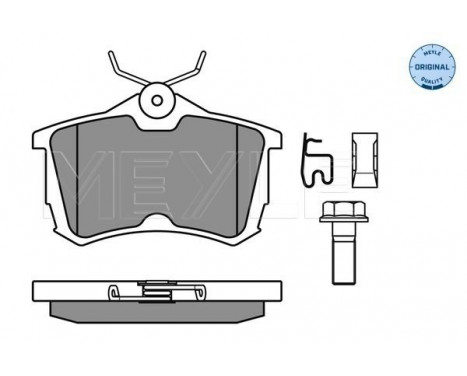 Brake Pad Set, disc brake MEYLE-ORIGINAL Quality 025 235 2714/W