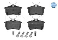 Brake Pad Set, disc brake MEYLE-ORIGINAL Quality 025 235 2714/W