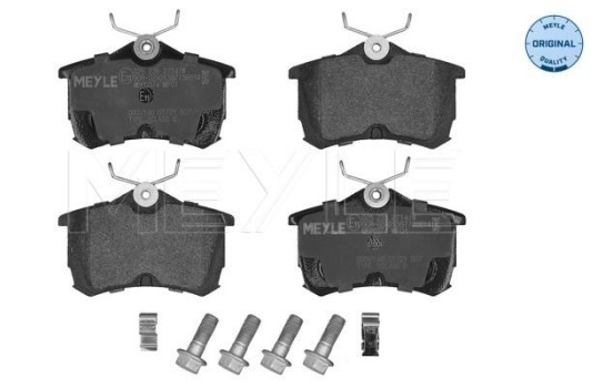 Brake Pad Set, disc brake MEYLE-ORIGINAL Quality 025 235 2714/W