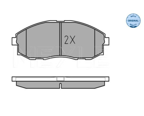 Brake Pad Set, disc brake MEYLE-ORIGINAL Quality 025 235 3617/W, Image 3