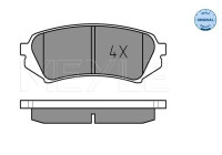Brake Pad Set, disc brake MEYLE-ORIGINAL Quality 025 235 3917