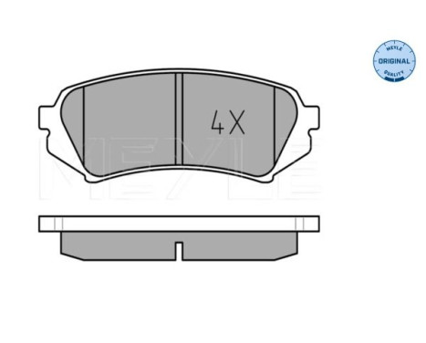 Brake Pad Set, disc brake MEYLE-ORIGINAL Quality 025 235 3917, Image 2