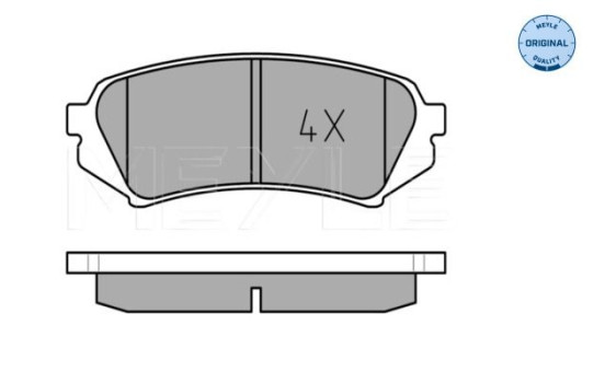 Brake Pad Set, disc brake MEYLE-ORIGINAL Quality 025 235 3917, Image 2