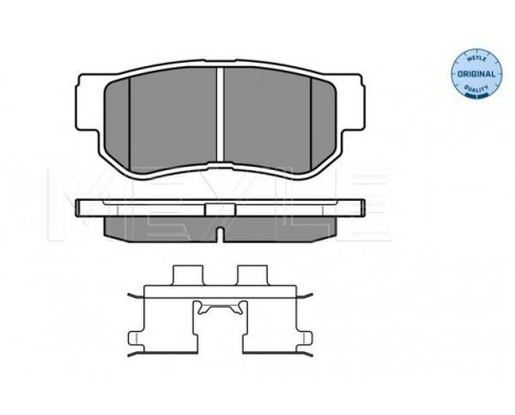 Brake Pad Set, disc brake MEYLE-ORIGINAL Quality 025 235 4314/W