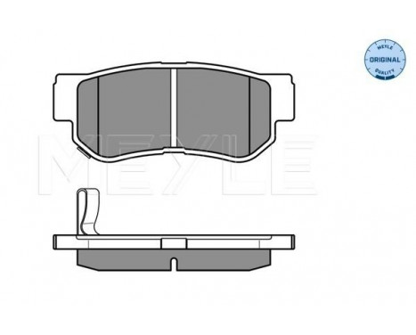 Brake Pad Set, disc brake MEYLE-ORIGINAL Quality 025 235 4314/W, Image 2