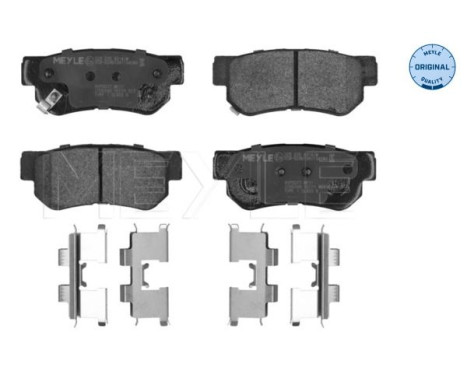 Brake Pad Set, disc brake MEYLE-ORIGINAL Quality 025 235 4314/W, Image 4