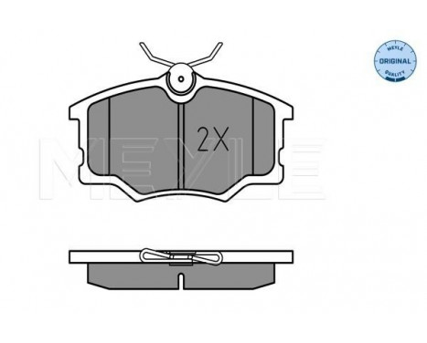 Brake Pad Set, disc brake MEYLE-ORIGINAL Quality 025 235 4616