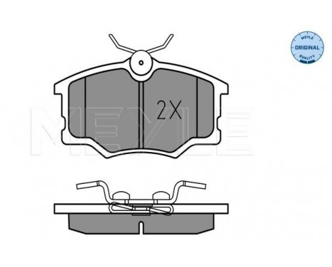 Brake Pad Set, disc brake MEYLE-ORIGINAL Quality 025 235 4616, Image 2