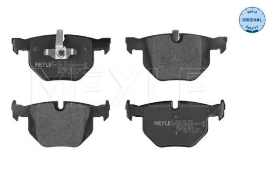 Brake Pad Set, disc brake MEYLE-ORIGINAL Quality 025 235 5017