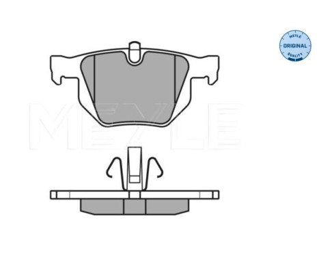 Brake Pad Set, disc brake MEYLE-ORIGINAL Quality 025 235 5017, Image 3