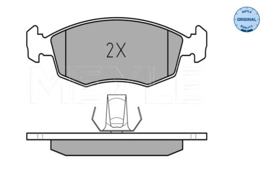 Brake Pad Set, disc brake MEYLE-ORIGINAL Quality 025 235 5218, Image 2
