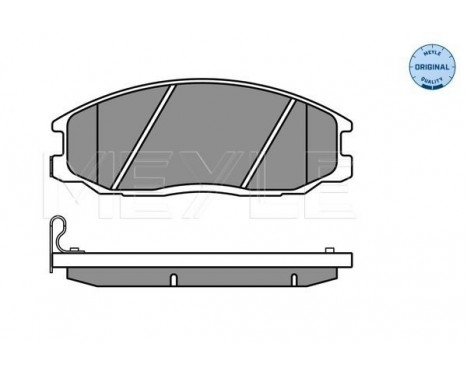 Brake Pad Set, disc brake MEYLE-ORIGINAL Quality 025 235 6916/W, Image 2