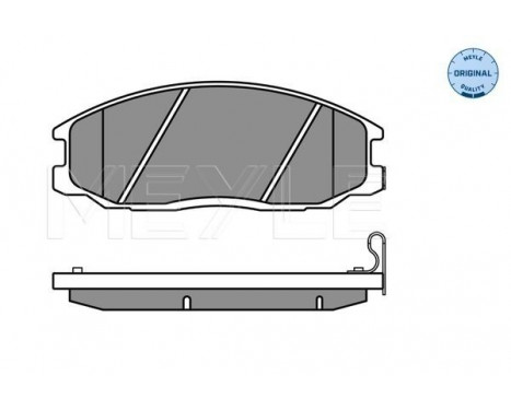 Brake Pad Set, disc brake MEYLE-ORIGINAL Quality 025 235 6916/W, Image 3