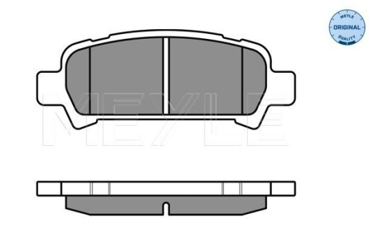 Brake Pad Set, disc brake MEYLE-ORIGINAL Quality 025 235 7214/W