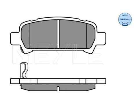 Brake Pad Set, disc brake MEYLE-ORIGINAL Quality 025 235 7214/W, Image 2