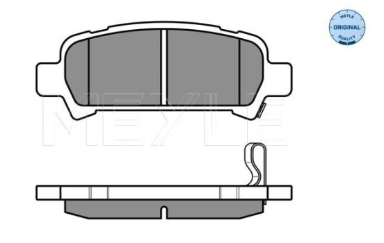 Brake Pad Set, disc brake MEYLE-ORIGINAL Quality 025 235 7214/W, Image 3
