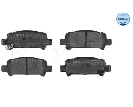 Brake Pad Set, disc brake MEYLE-ORIGINAL Quality 025 235 7214/W, Image 4