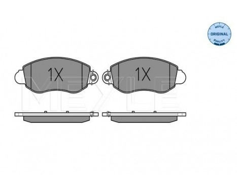 Brake Pad Set, disc brake MEYLE-ORIGINAL Quality 025 235 7718/W, Image 2