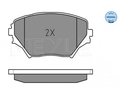 Brake Pad Set, disc brake MEYLE-ORIGINAL Quality 025 235 8517, Image 2