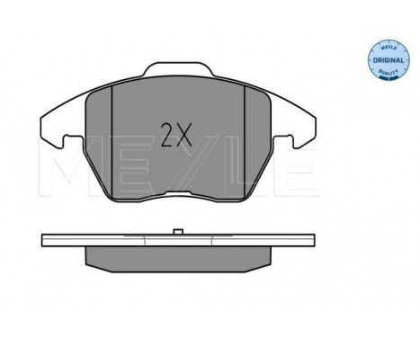 Brake Pad Set, disc brake MEYLE-ORIGINAL Quality 025 235 8720/W, Image 2