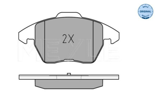 Brake Pad Set, disc brake MEYLE-ORIGINAL Quality 025 235 8720/W, Image 3