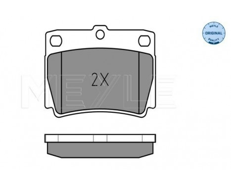 Brake Pad Set, disc brake MEYLE-ORIGINAL Quality 025 235 9315/W, Image 2