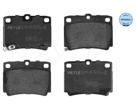 Brake Pad Set, disc brake MEYLE-ORIGINAL Quality 025 235 9315/W, Image 3