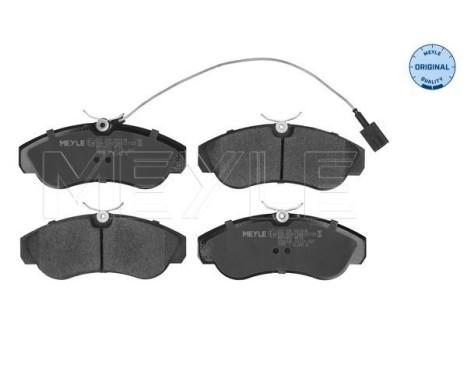 Brake Pad Set, disc brake MEYLE-ORIGINAL Quality 025 236 0319/W, Image 2