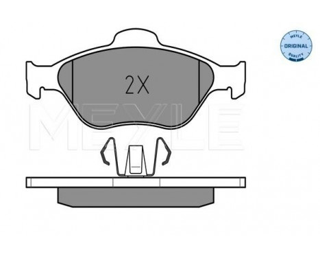 Brake Pad Set, disc brake MEYLE-ORIGINAL Quality 025 236 0418